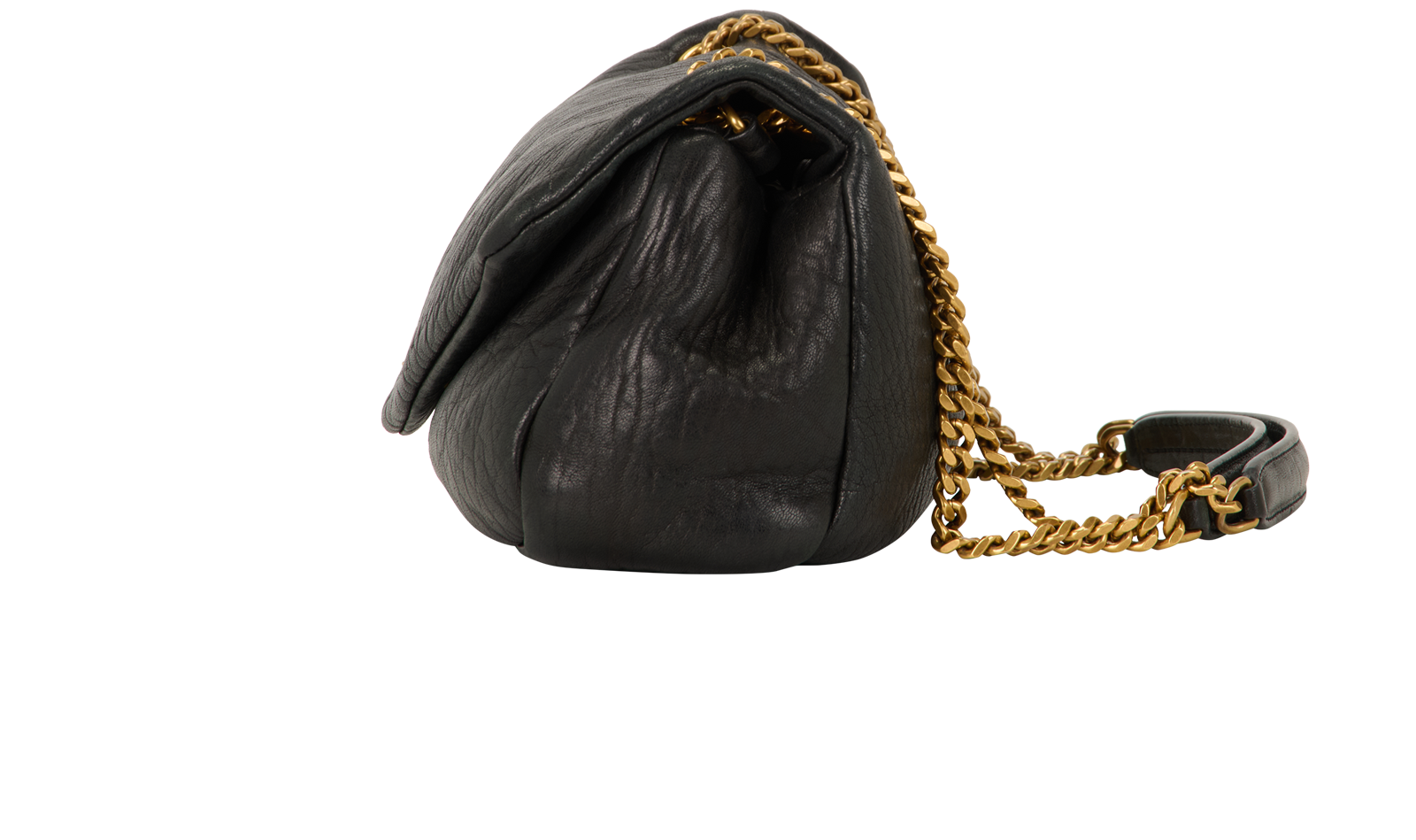Medium Calypso, &pound;1,300, Handbags, Black, Leather, Bottom view